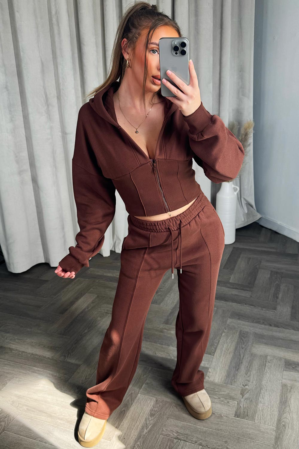 Corset Hoodie and Joggers Tracksuit Co Ord Set B | Xtralitty