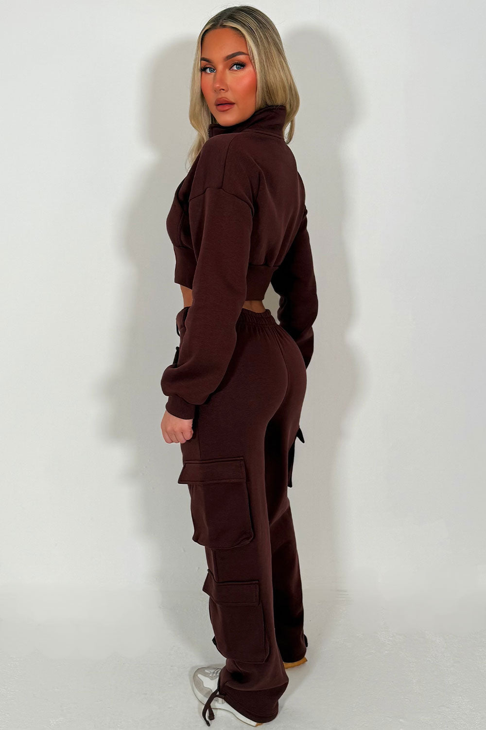 Cargo Joggers and Crop Sweatshirt Loungewear Co | Xtralitty
