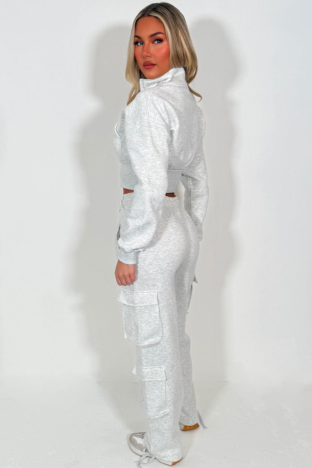 Cargo Joggers and Crop Sweatshirt Loungewear Co | Xtralitty