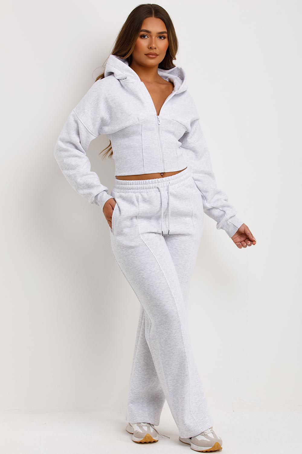 Corset Hoodie and Joggers Tracksuit Co Ord Set G | Xtralitty