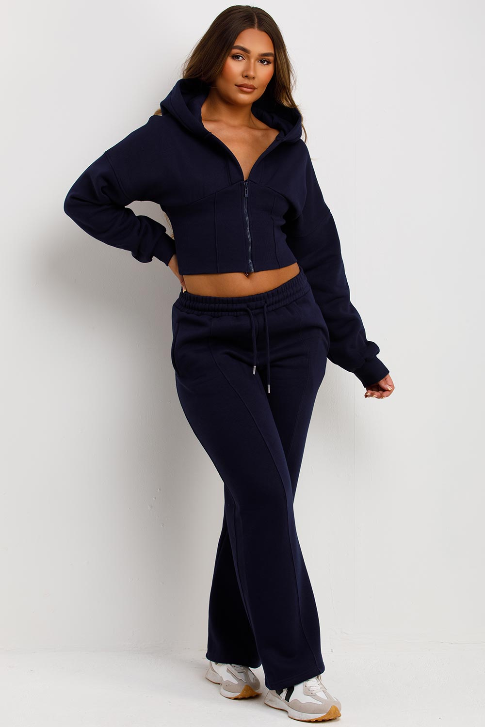 Corset Hoodie and Joggers Tracksuit Co Ord Set N | Xtralitty