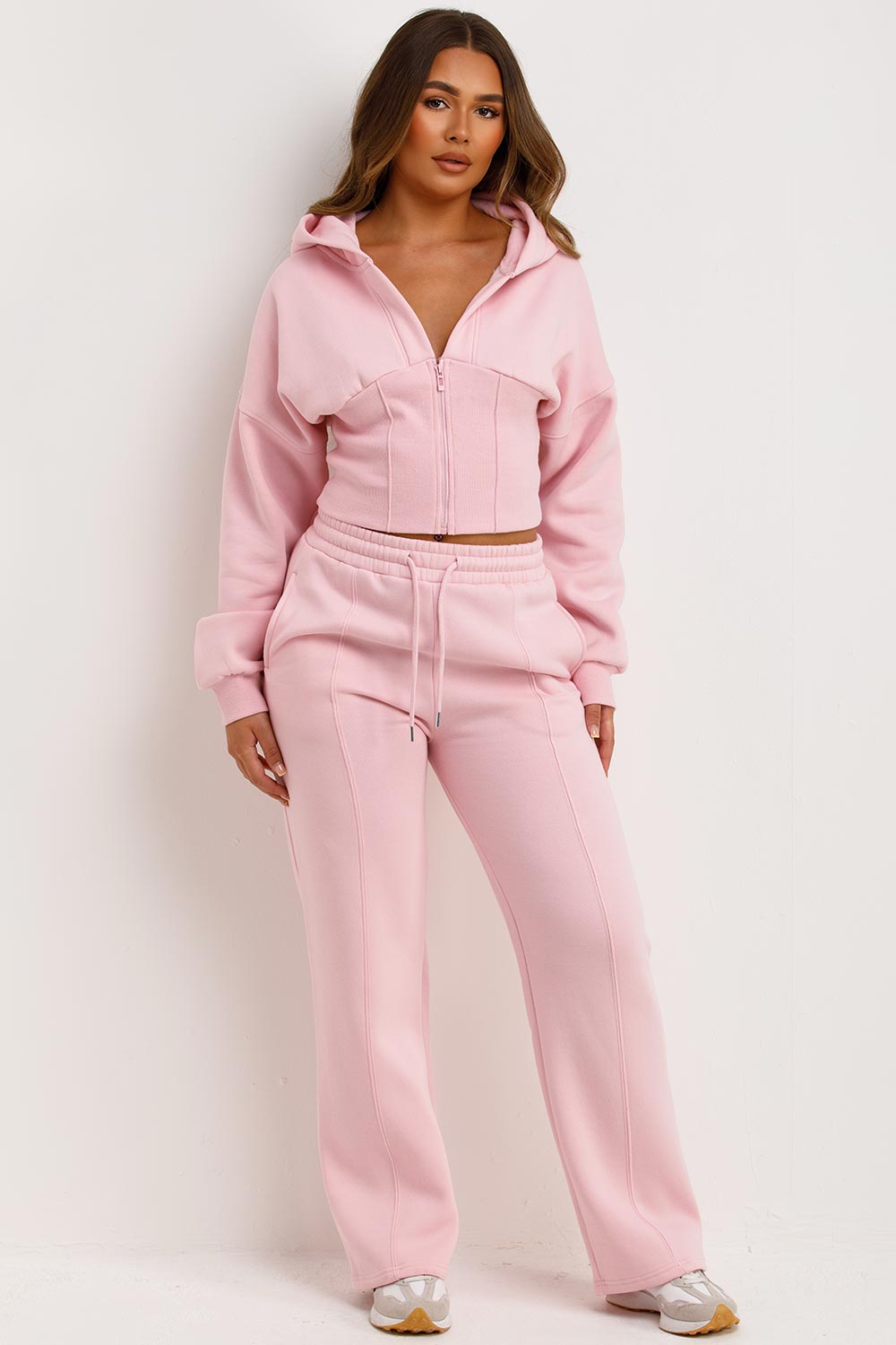 Corset Hoodie and Joggers Tracksuit Co Ord Set P | Xtralitty