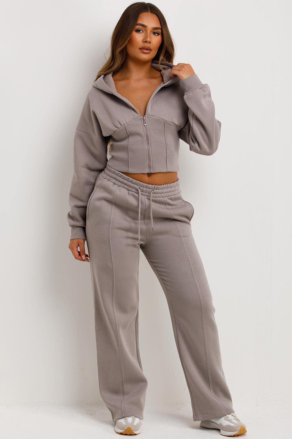 Corset Hoodie and Joggers Tracksuit Co Ord Set D | Xtralitty