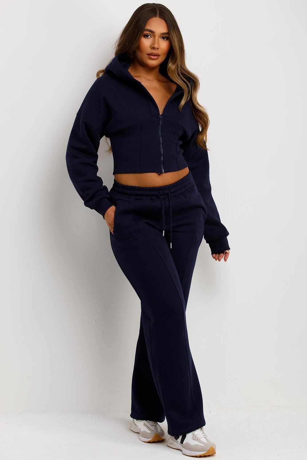 Corset Hoodie and Joggers Tracksuit Co Ord Set N | Xtralitty