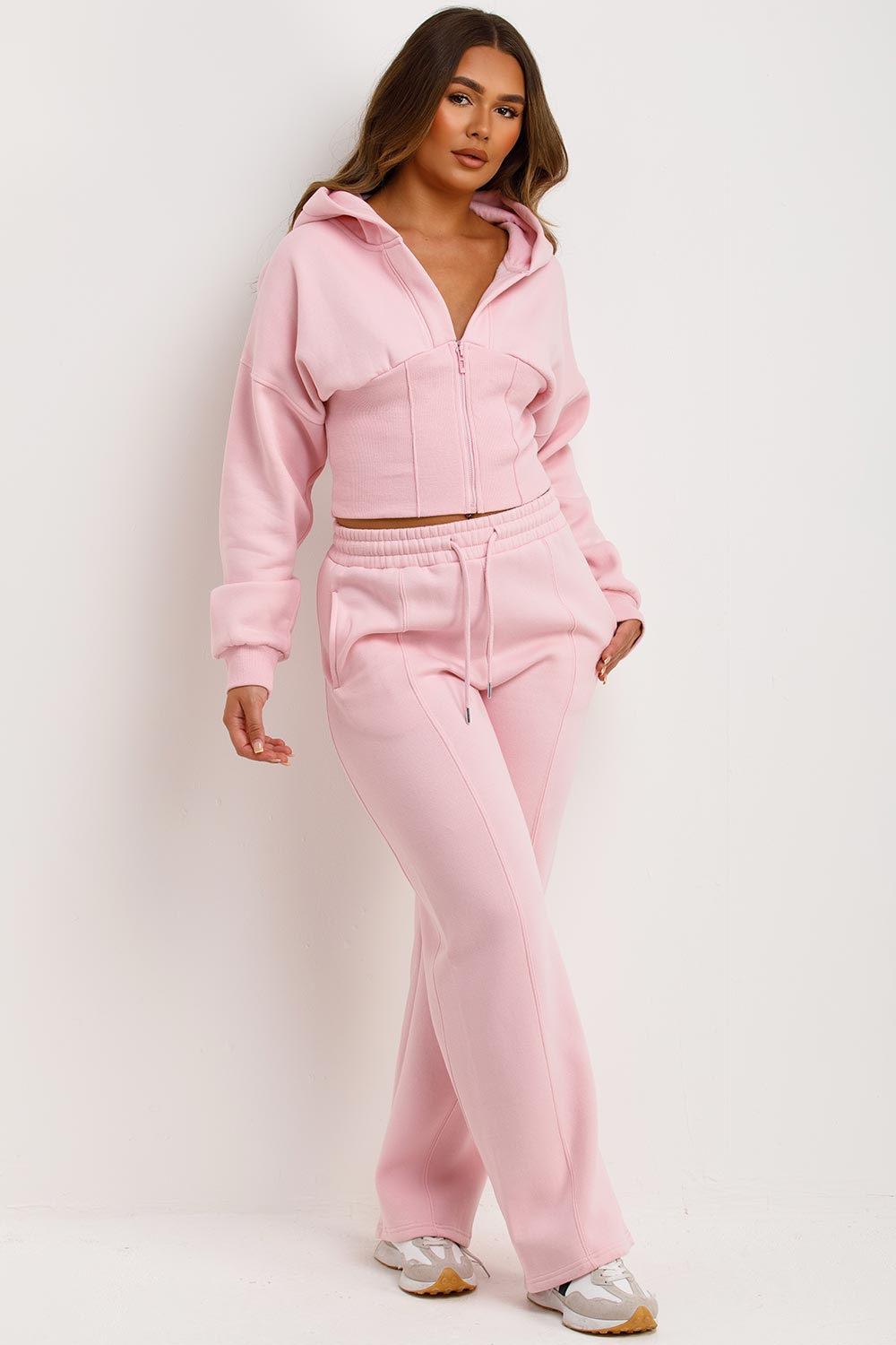 Corset Hoodie and Joggers Tracksuit Co Ord Set P | Xtralitty