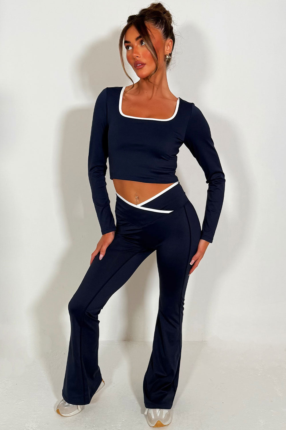 Flare Yoga Pants and Long Sleeve Top Co Ord Loun | Xtralitty