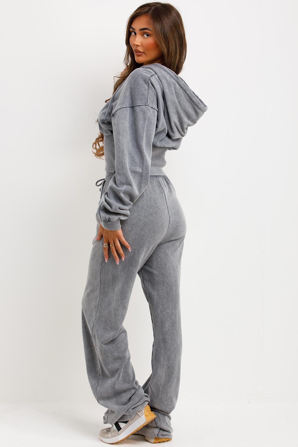 Corset Zip Up Hoodie and Joggers Tracksuit Co Or | Xtralitty