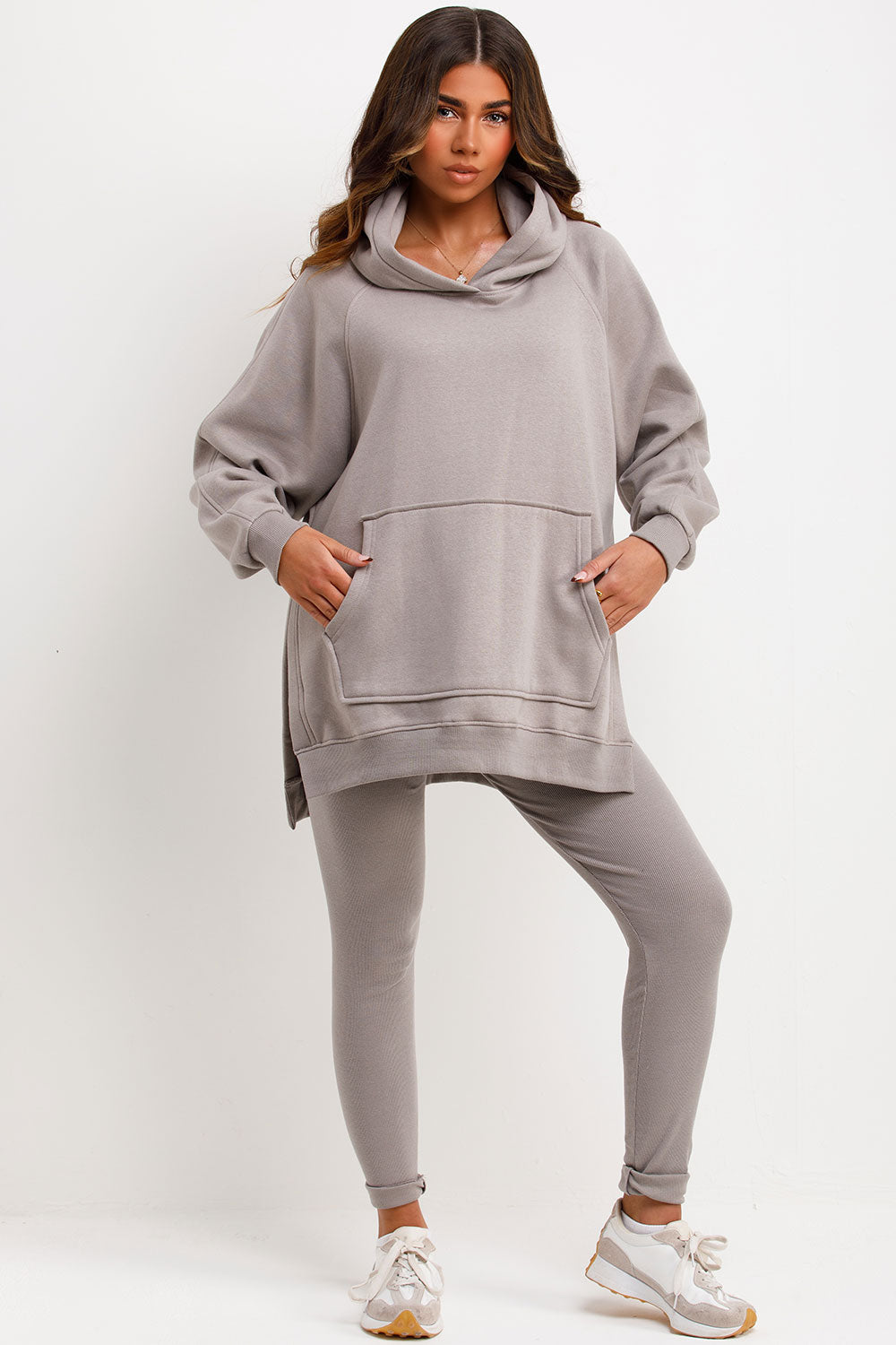 Hoodie and Leggings Set Dove Grey | Xtralitty