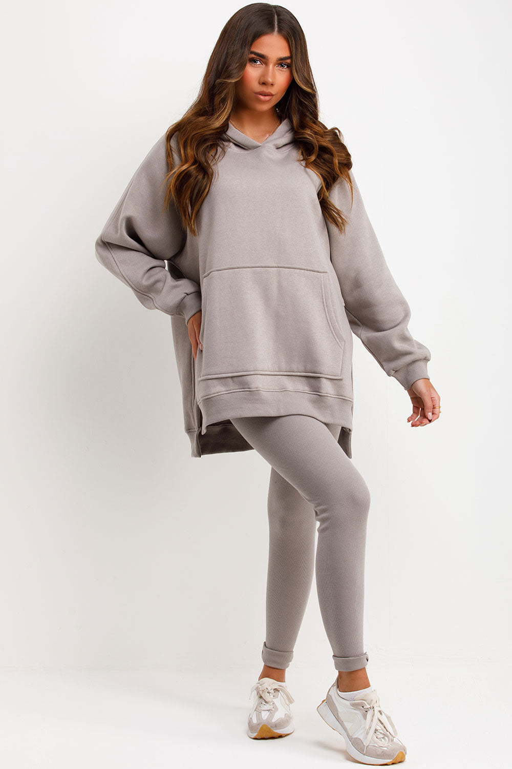 Hoodie and Leggings Set Dove Grey | Xtralitty