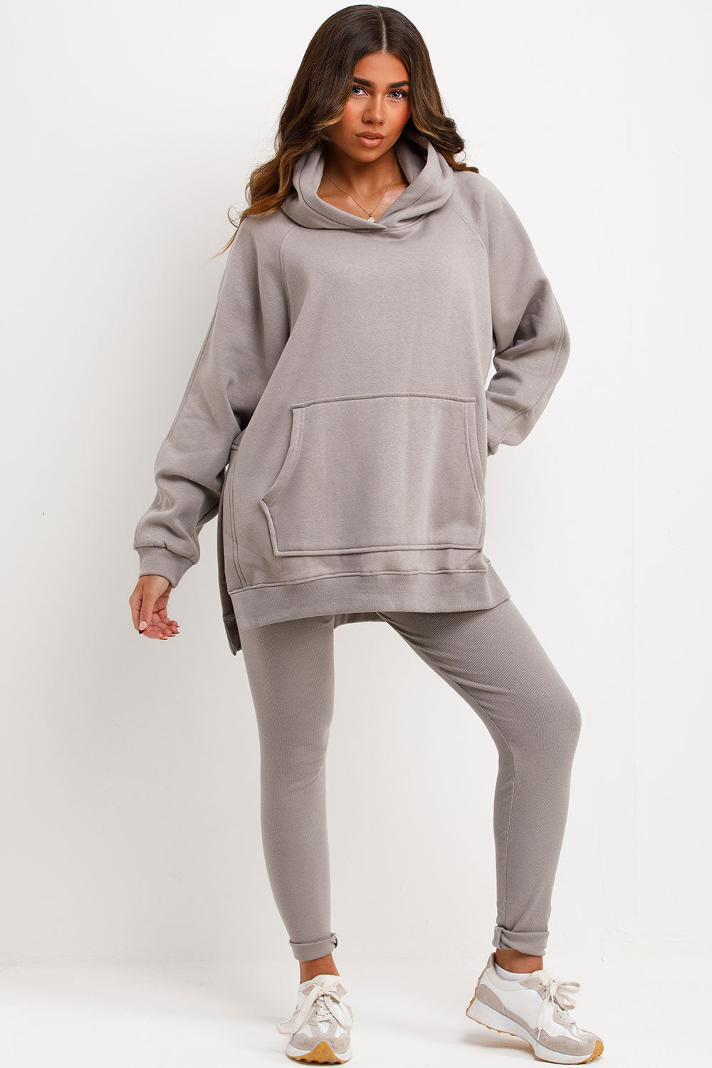 Hoodie and Leggings Set Dove Grey | Xtralitty