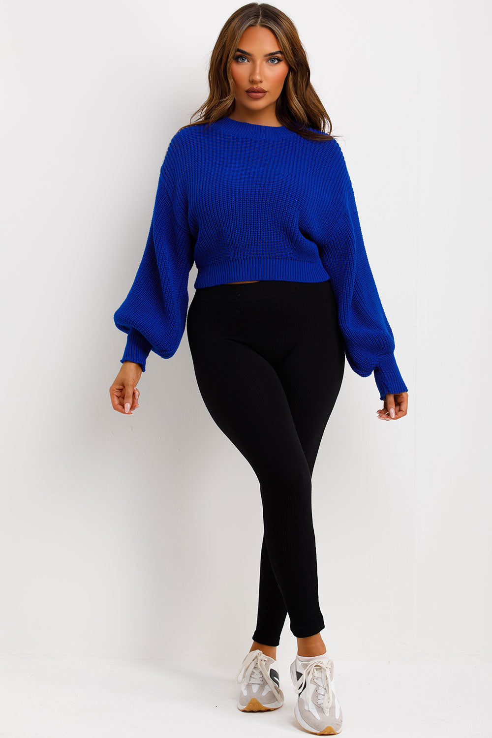 Knitted Jumper Oversized Royal Blue | Xtralitty