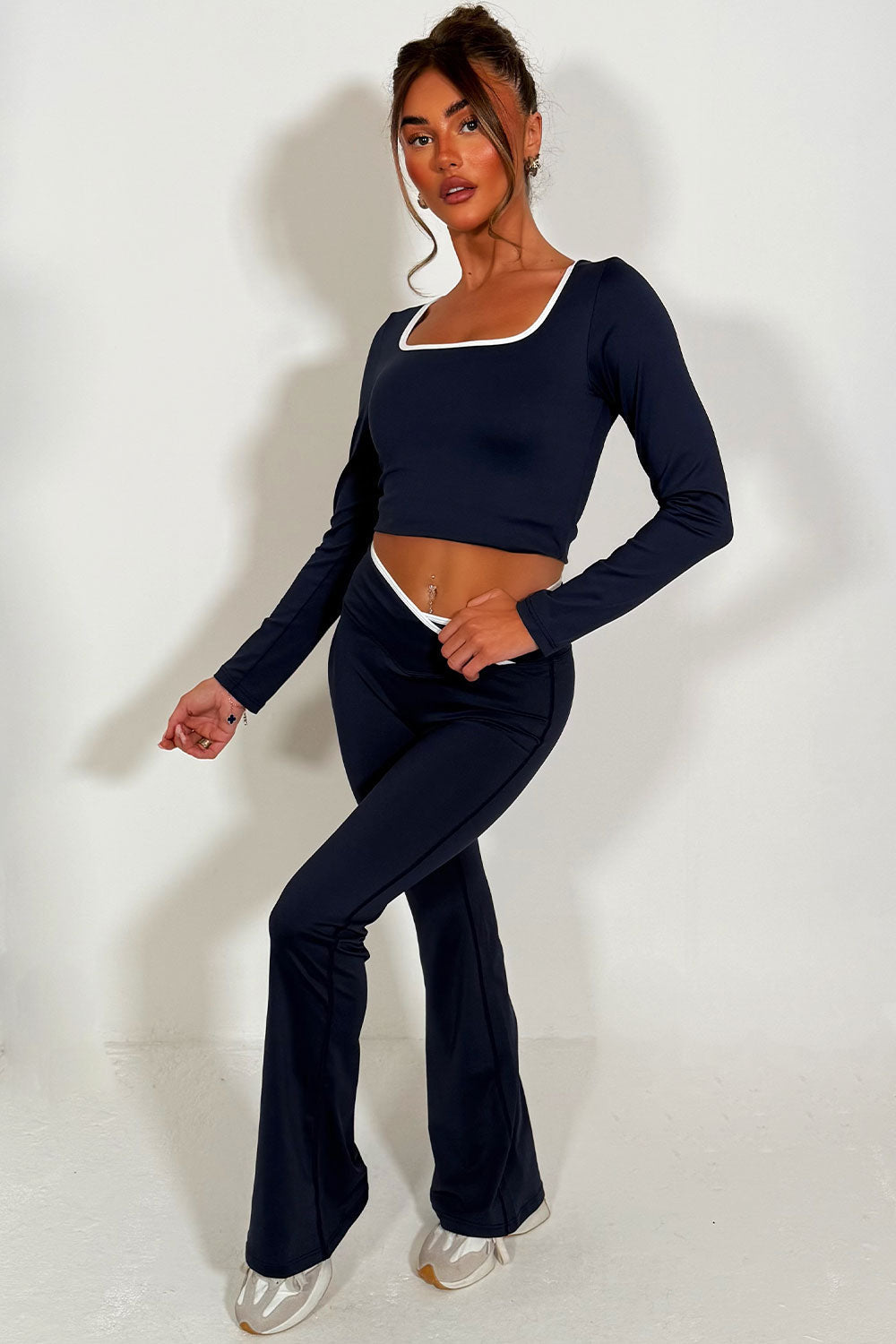 Flare Yoga Pants and Long Sleeve Top Co Ord Loun | Xtralitty