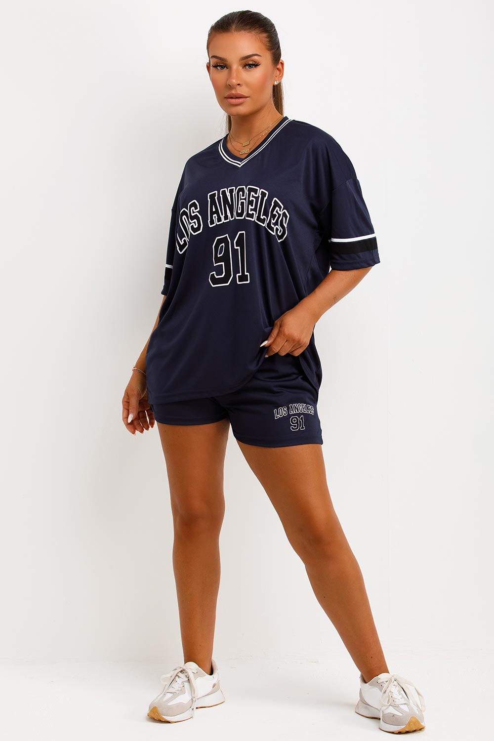 Football Jersey T Shirt and Shorts Co Ord Set wi | Xtralitty