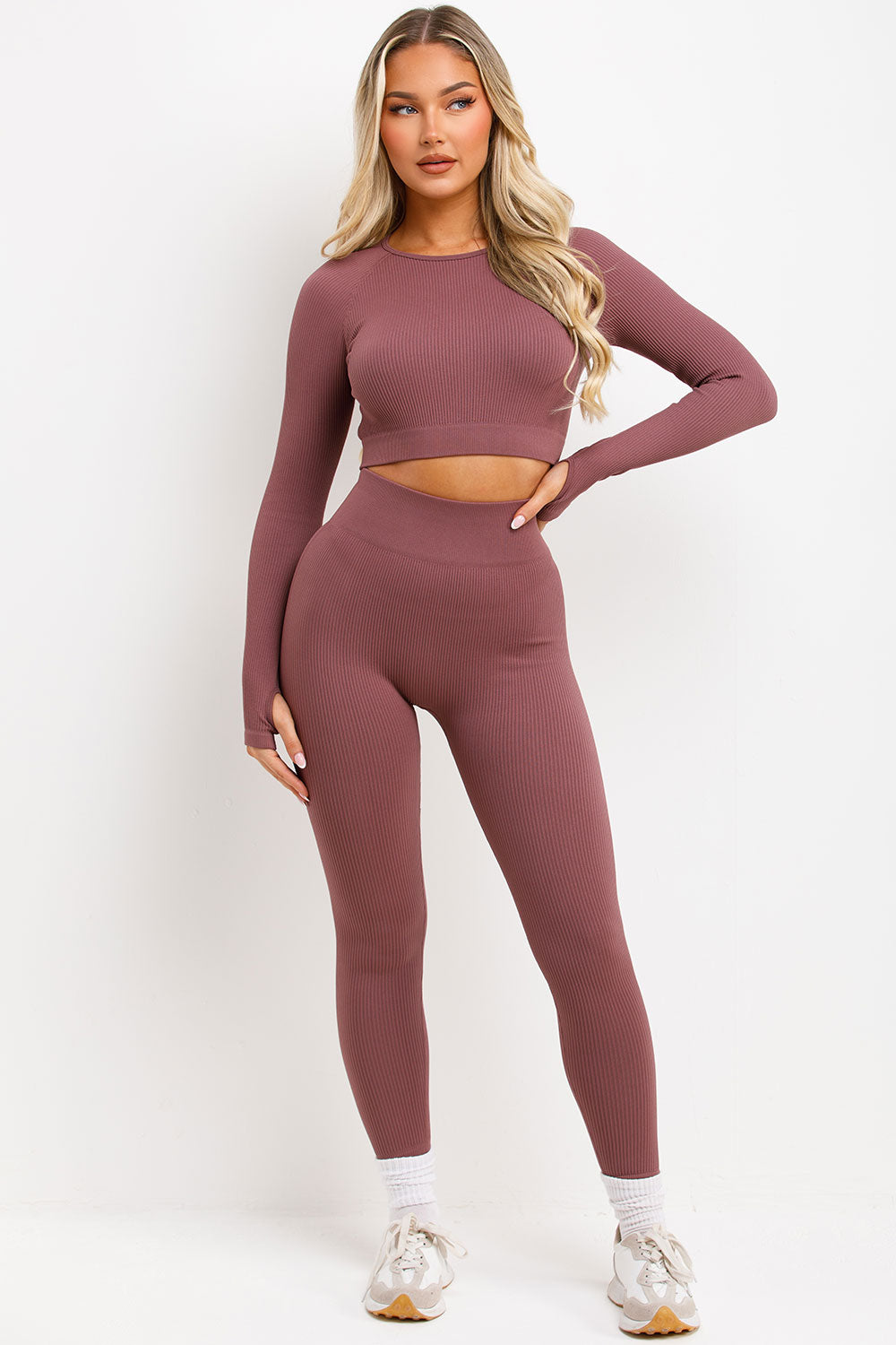 Seamless Long Sleeve Crop Top and Lifting Leggin | Xtralitty