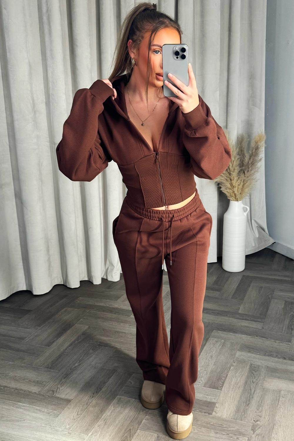 Corset Hoodie and Joggers Tracksuit Co Ord Set B | Xtralitty