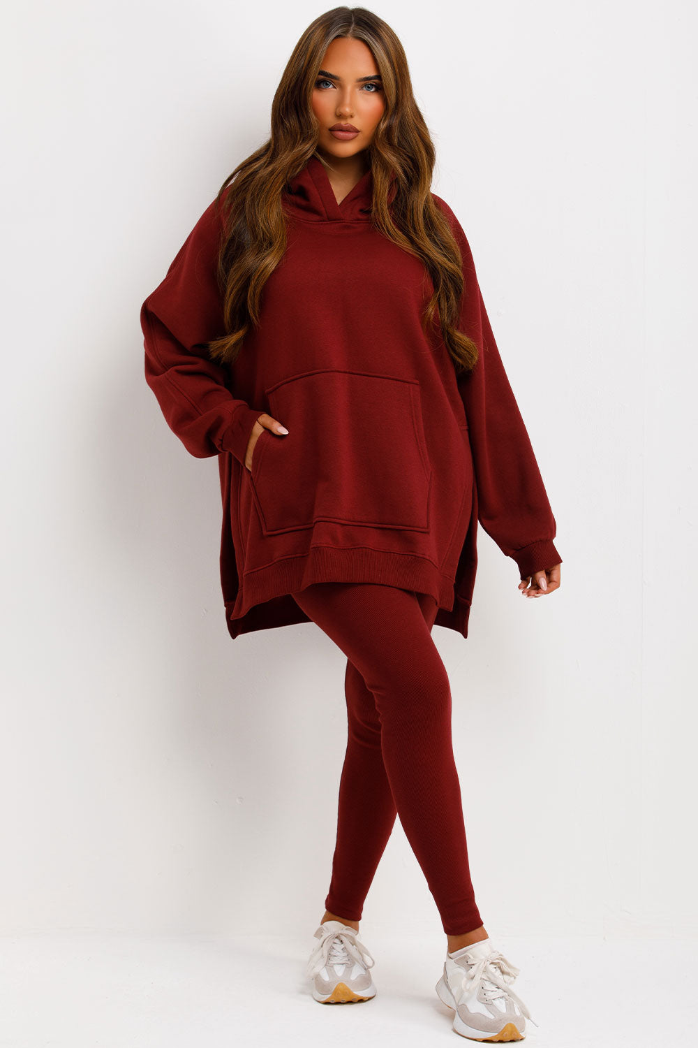 Hoodie and Leggings Set Wine | Xtralitty