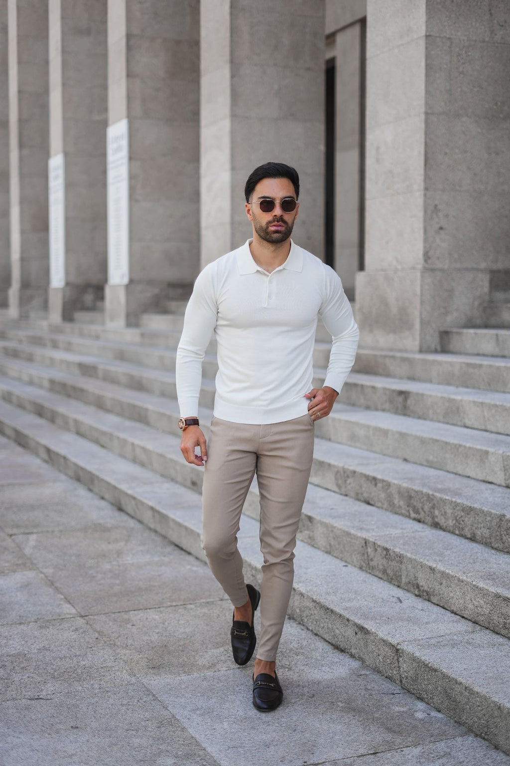 Faro Stretch Pantalon - Beige