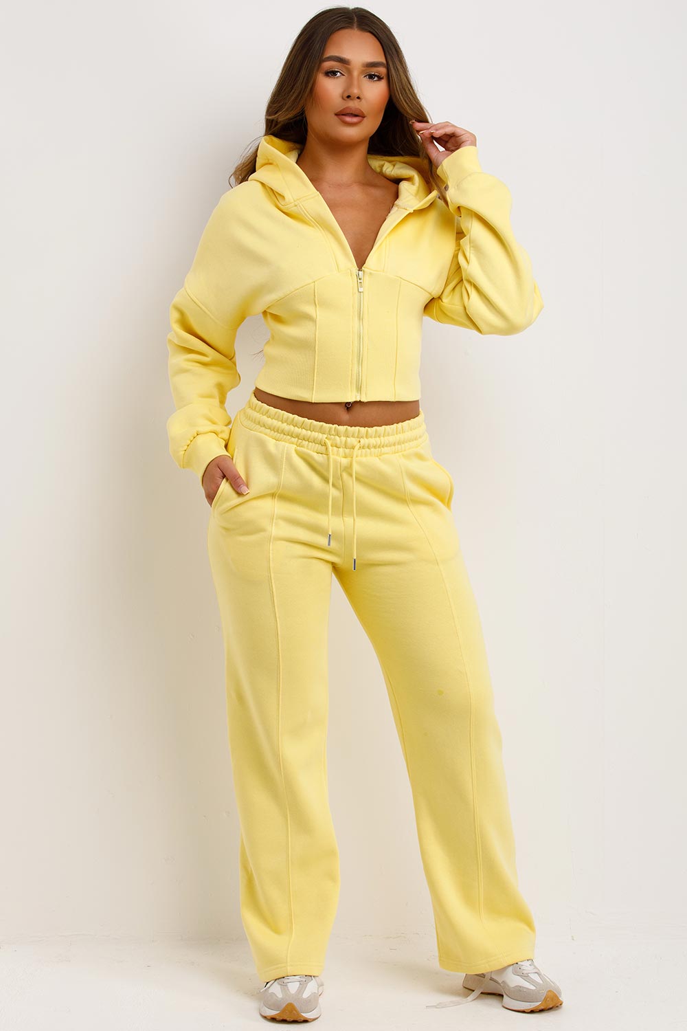 Corset Hoodie and Joggers Tracksuit Co Ord Set Y | Xtralitty