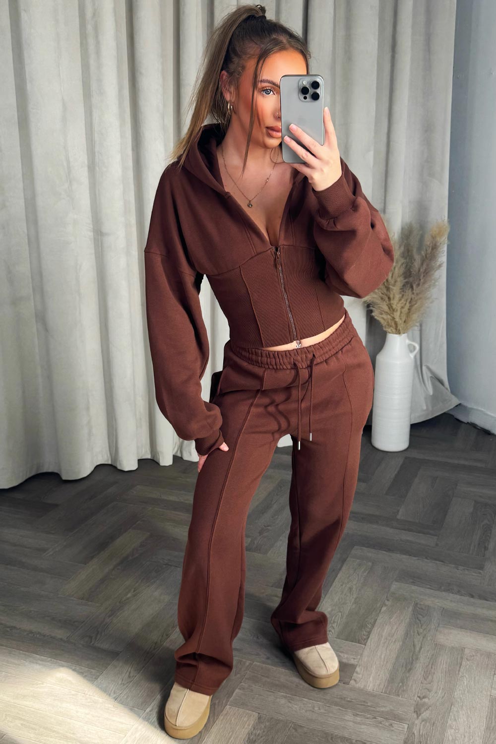 Corset Hoodie and Joggers Tracksuit Co Ord Set B | Xtralitty