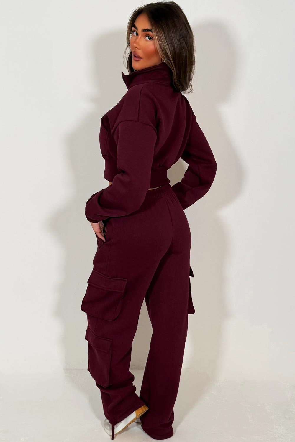 Cargo Joggers and Crop Sweatshirt Loungewear Co | Xtralitty