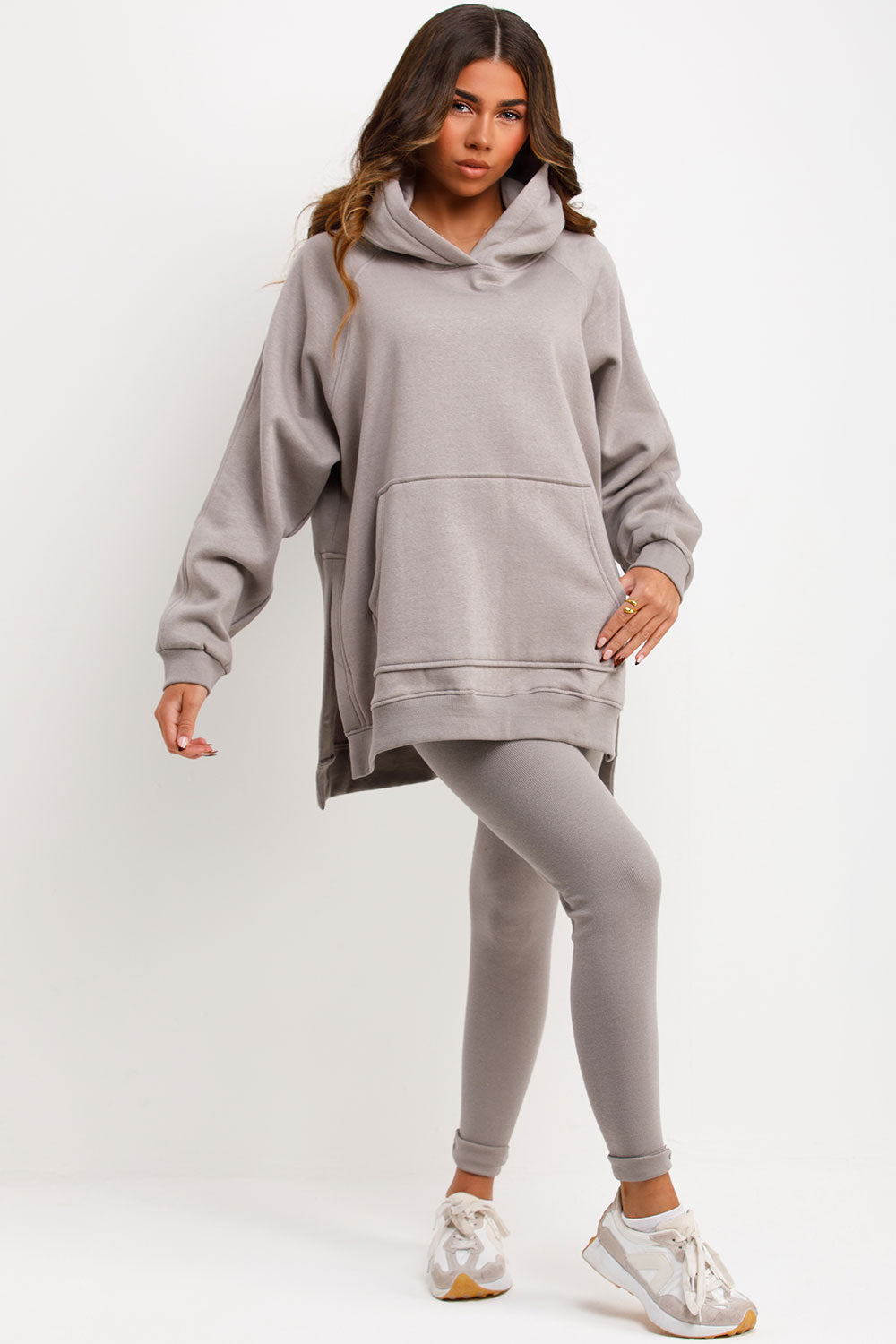 Hoodie and Leggings Set Dove Grey | Xtralitty