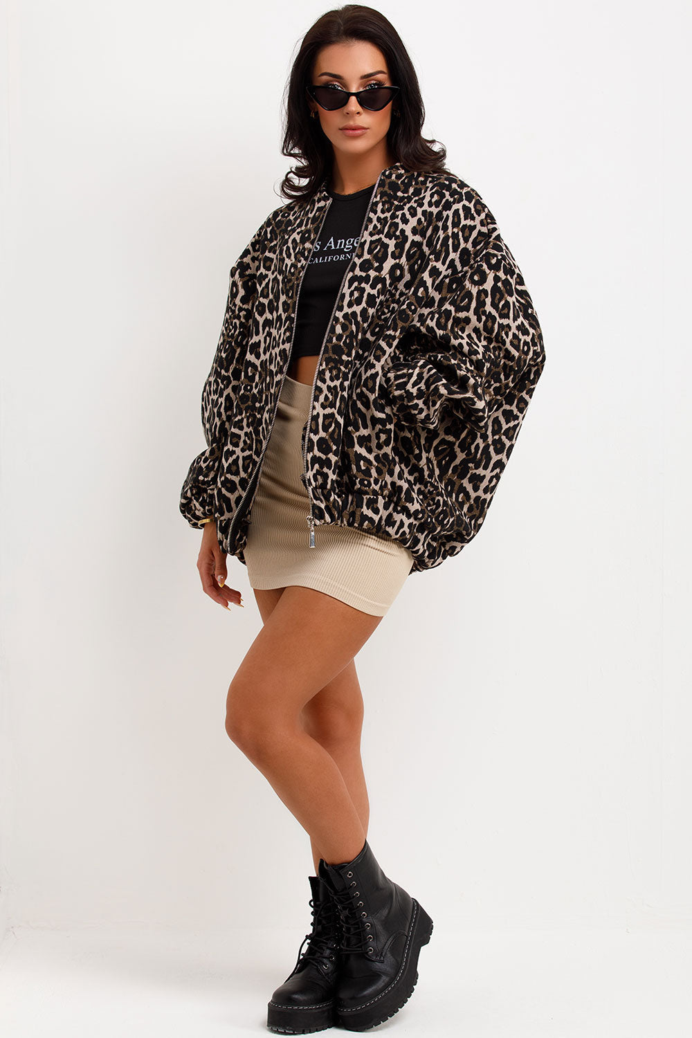 Leopard Print Bomber Jacket | Xtralitty