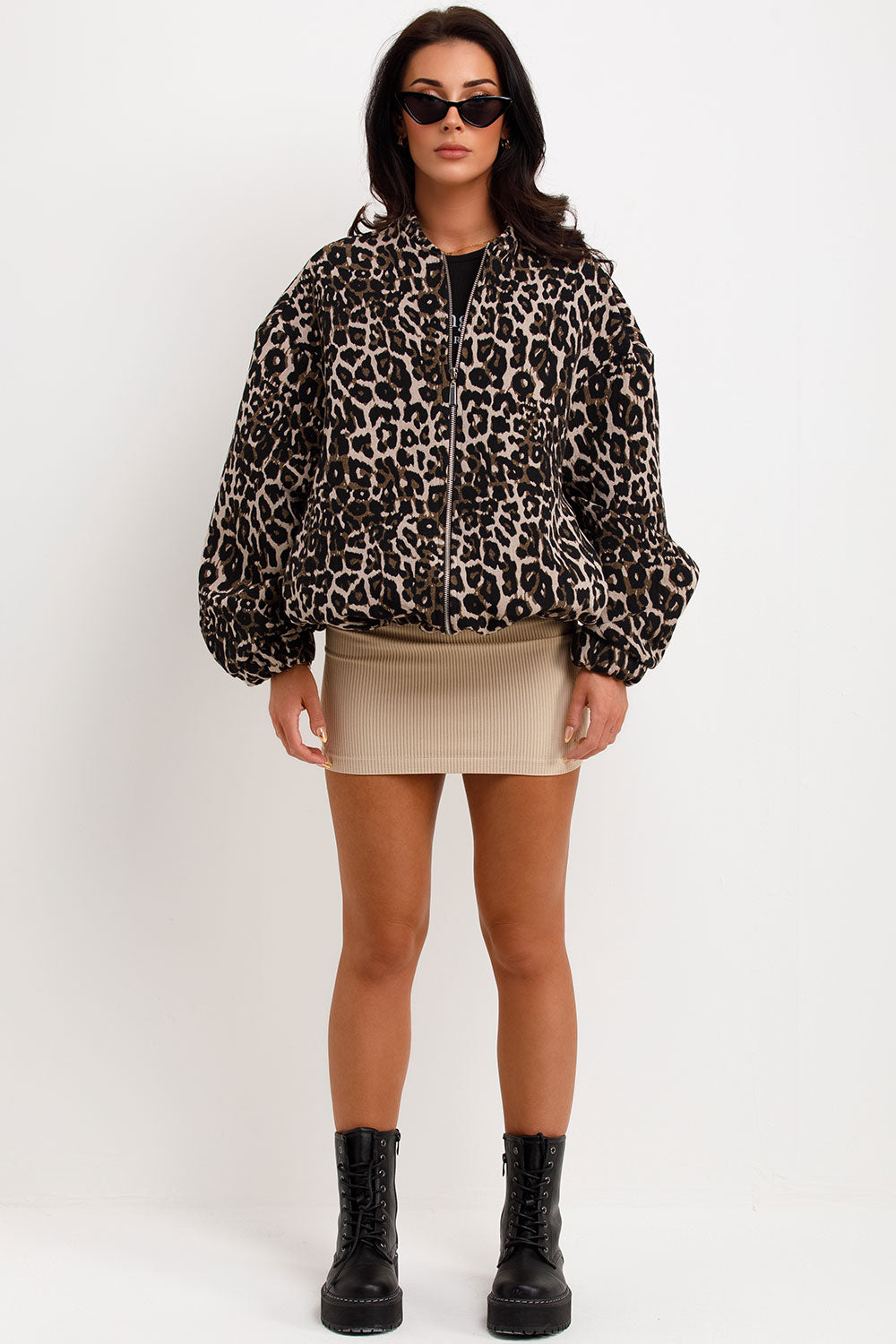 Leopard Print Bomber Jacket | Xtralitty