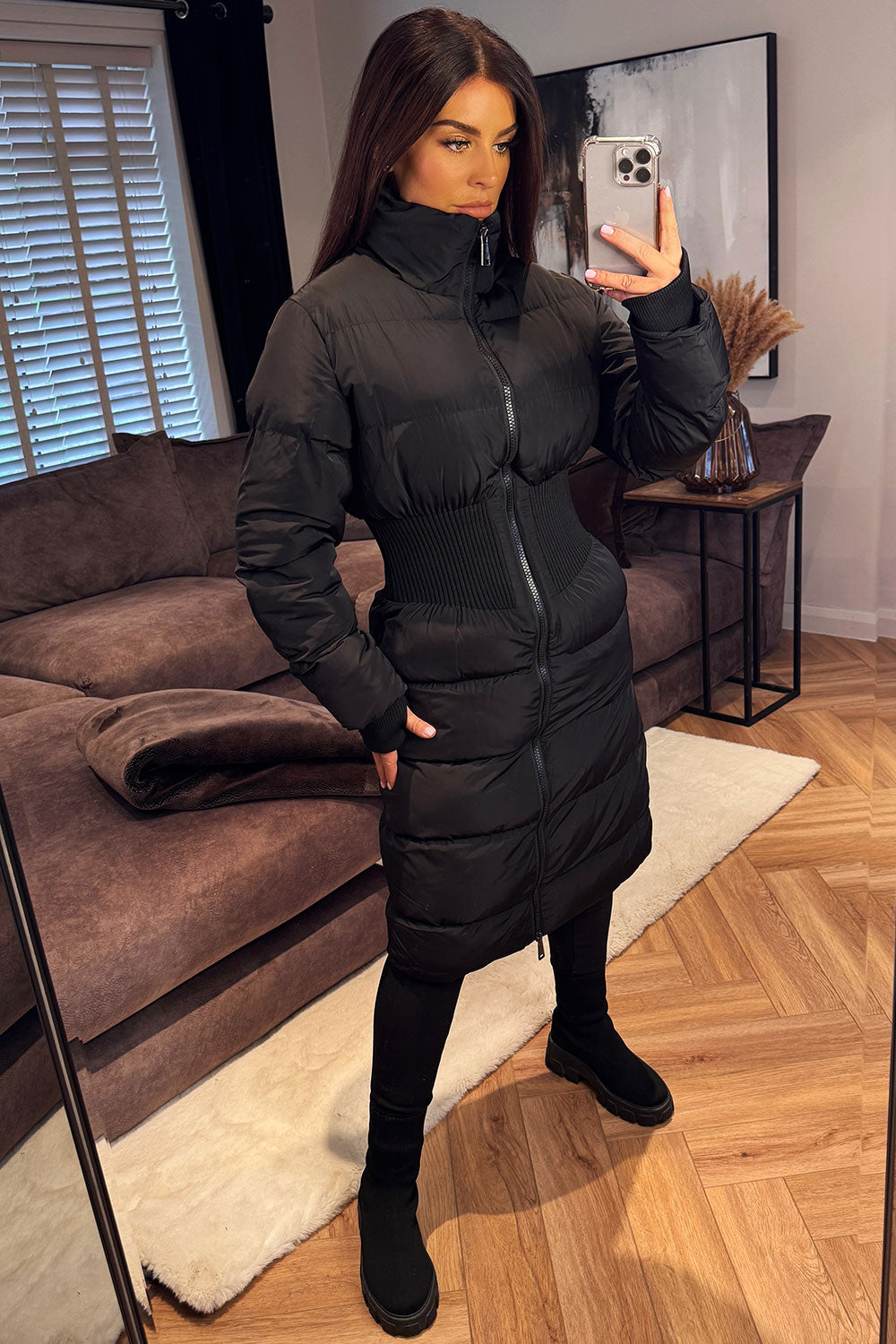 Puffer Padded Winter Coat with Contour Structure | Xtralitty