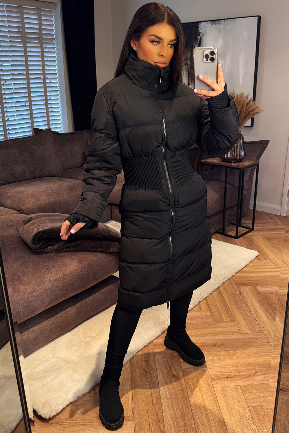 Puffer Padded Winter Coat with Contour Structure | Xtralitty