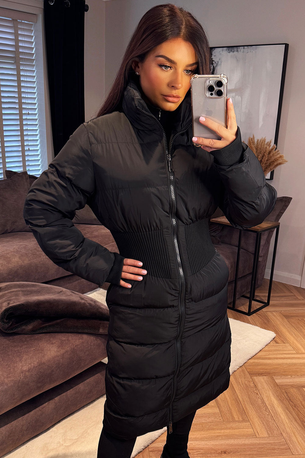 Puffer Padded Winter Coat with Contour Structure | Xtralitty