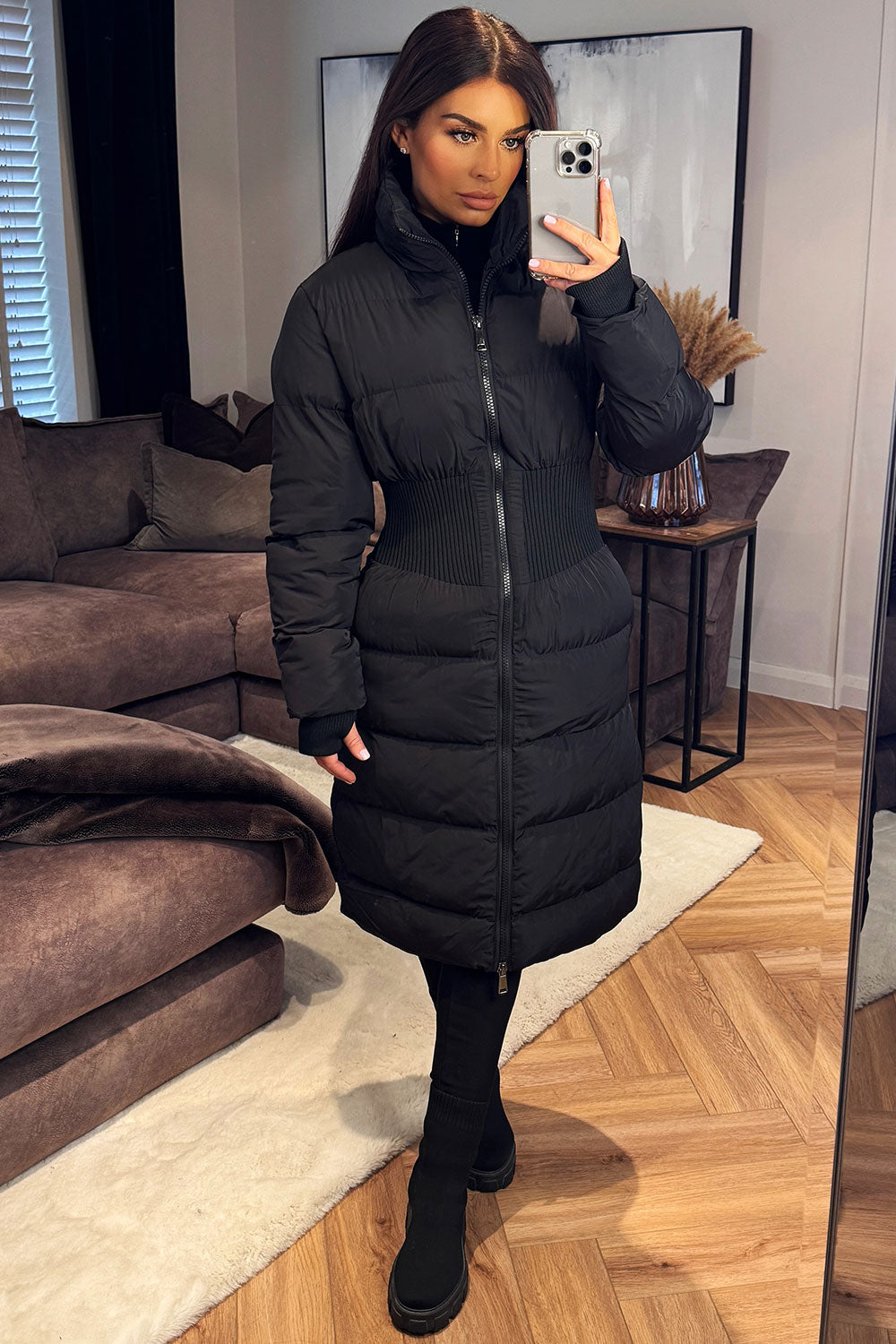 Puffer Padded Winter Coat with Contour Structure | Xtralitty