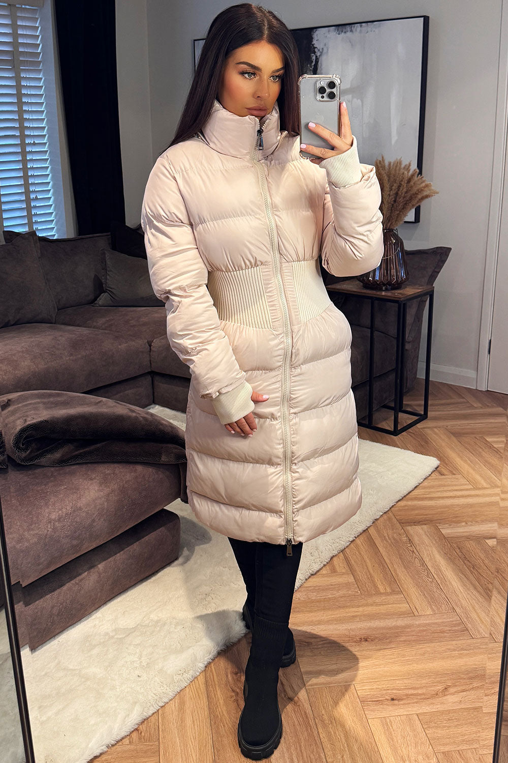 Puffer Padded Winter Coat with Contour Structure | Xtralitty