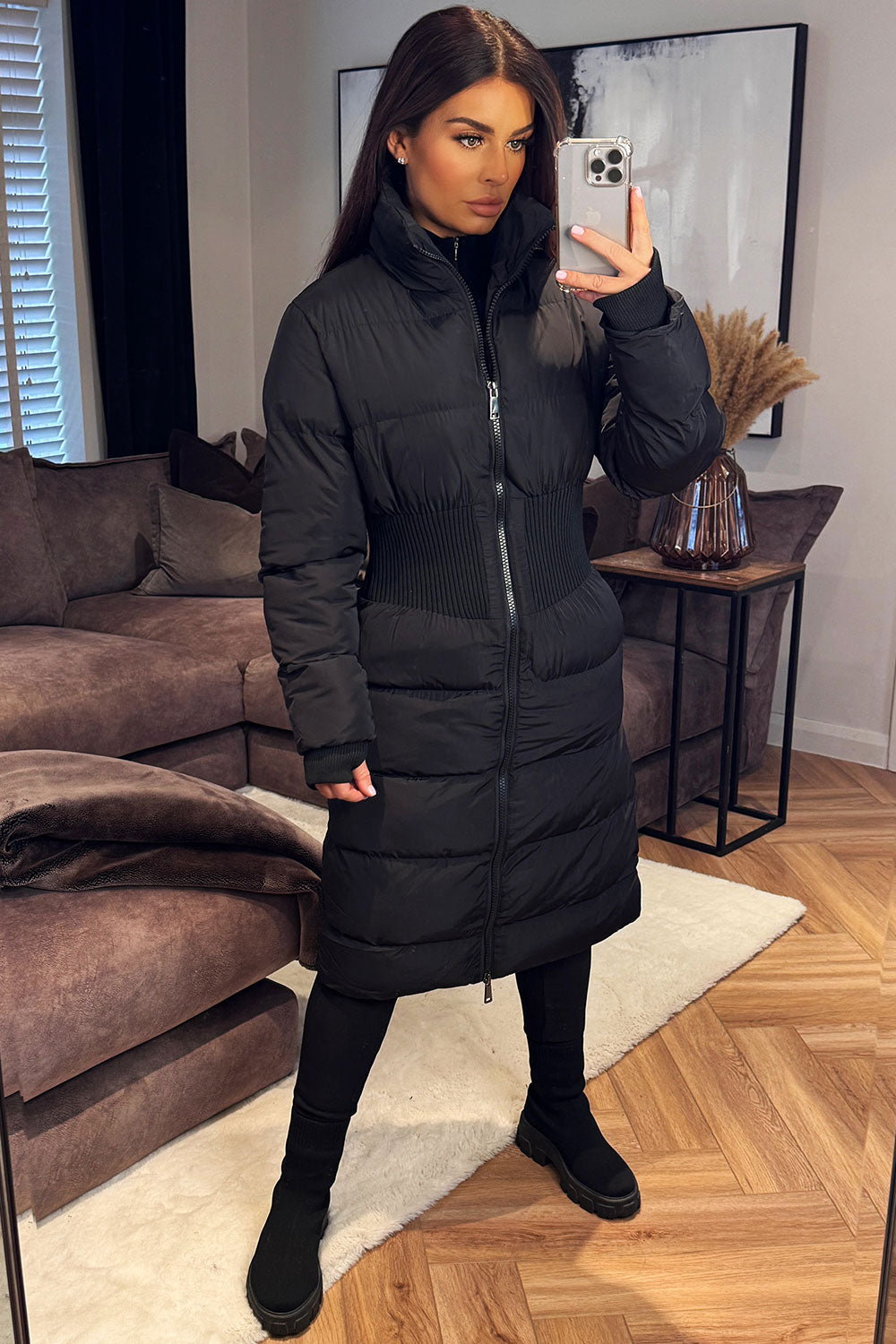 Puffer Padded Winter Coat with Contour Structure | Xtralitty