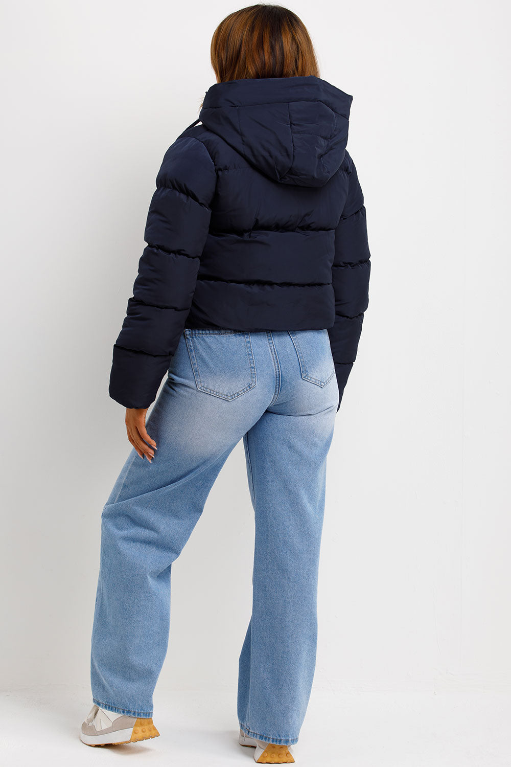 Navy Hooded Puffer Jacket | Xtralitty