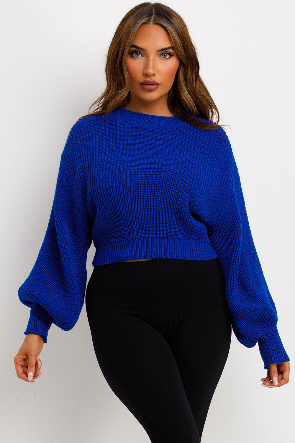 Knitted Jumper Oversized Royal Blue | Xtralitty