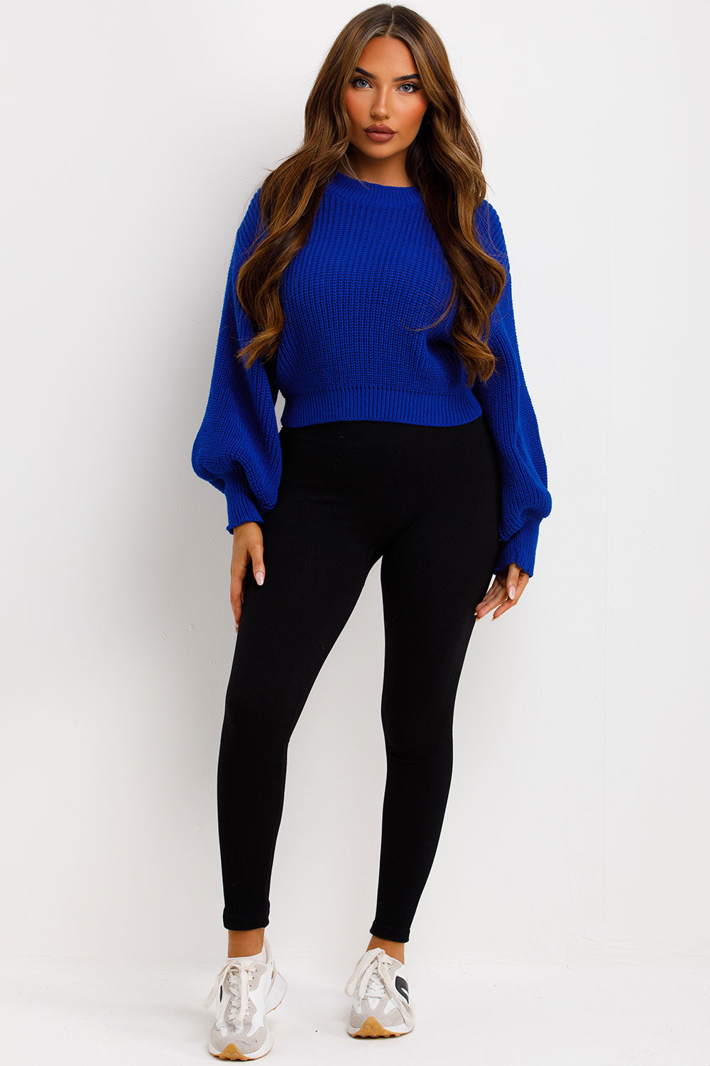 Knitted Jumper Oversized Royal Blue | Xtralitty