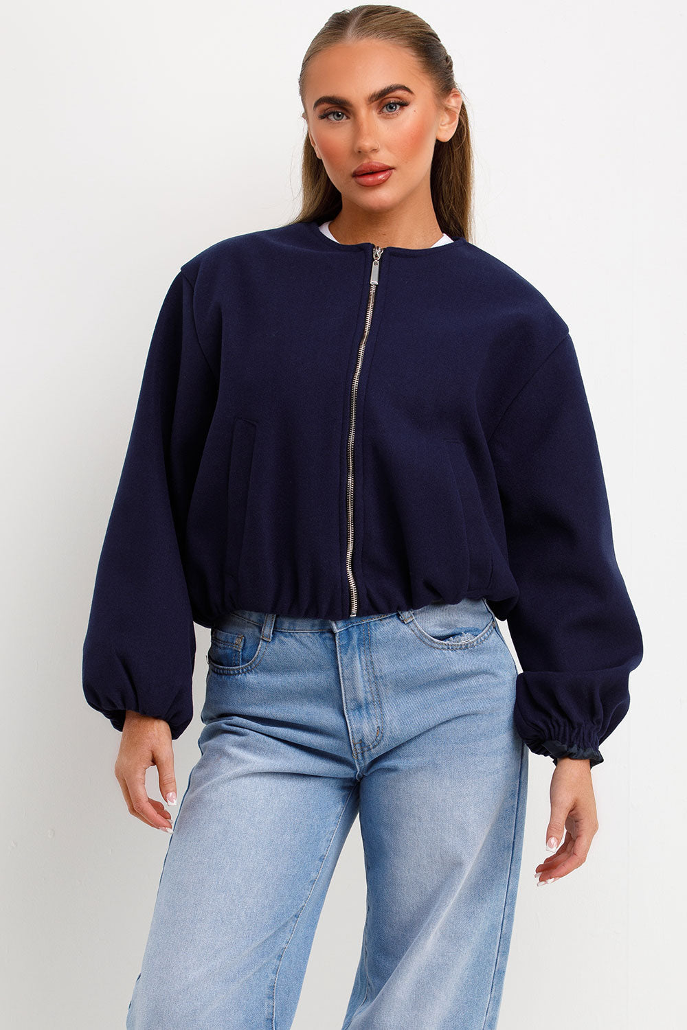 Soft Bomber Jacket Navy | Xtralitty