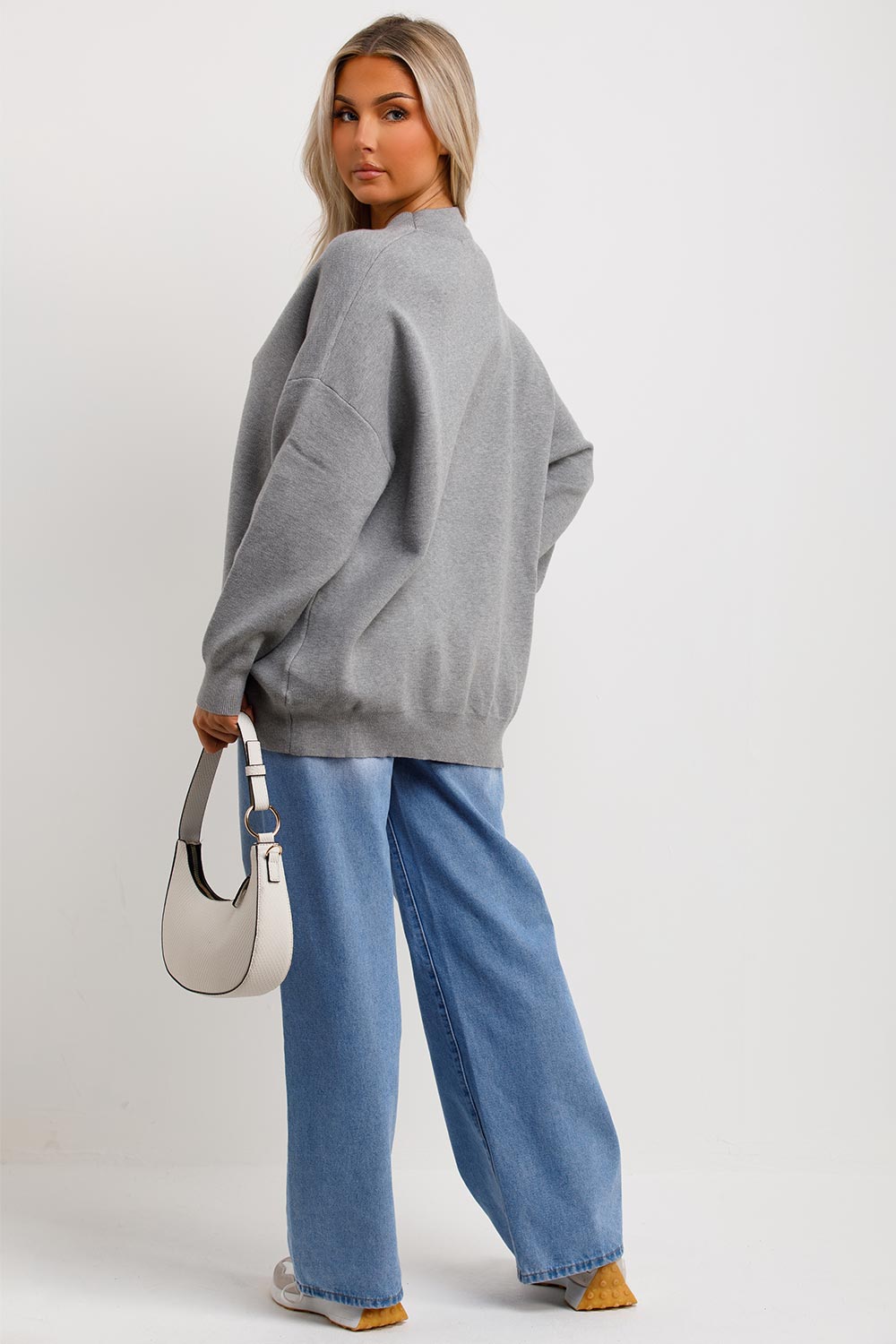 Grey Jumper with Love Slogan | Xtralitty