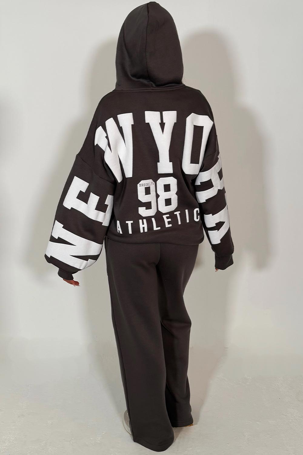 Zip Up Hooded Sweatshirt and Wide Leg Jogger Lou | Xtralitty