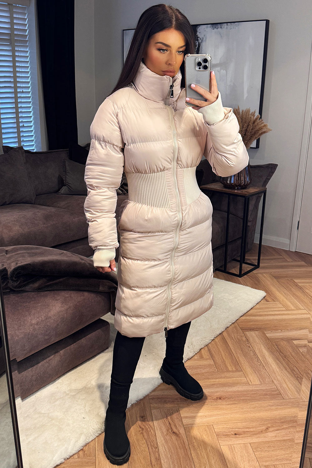 Puffer Padded Winter Coat with Contour Structure | Xtralitty