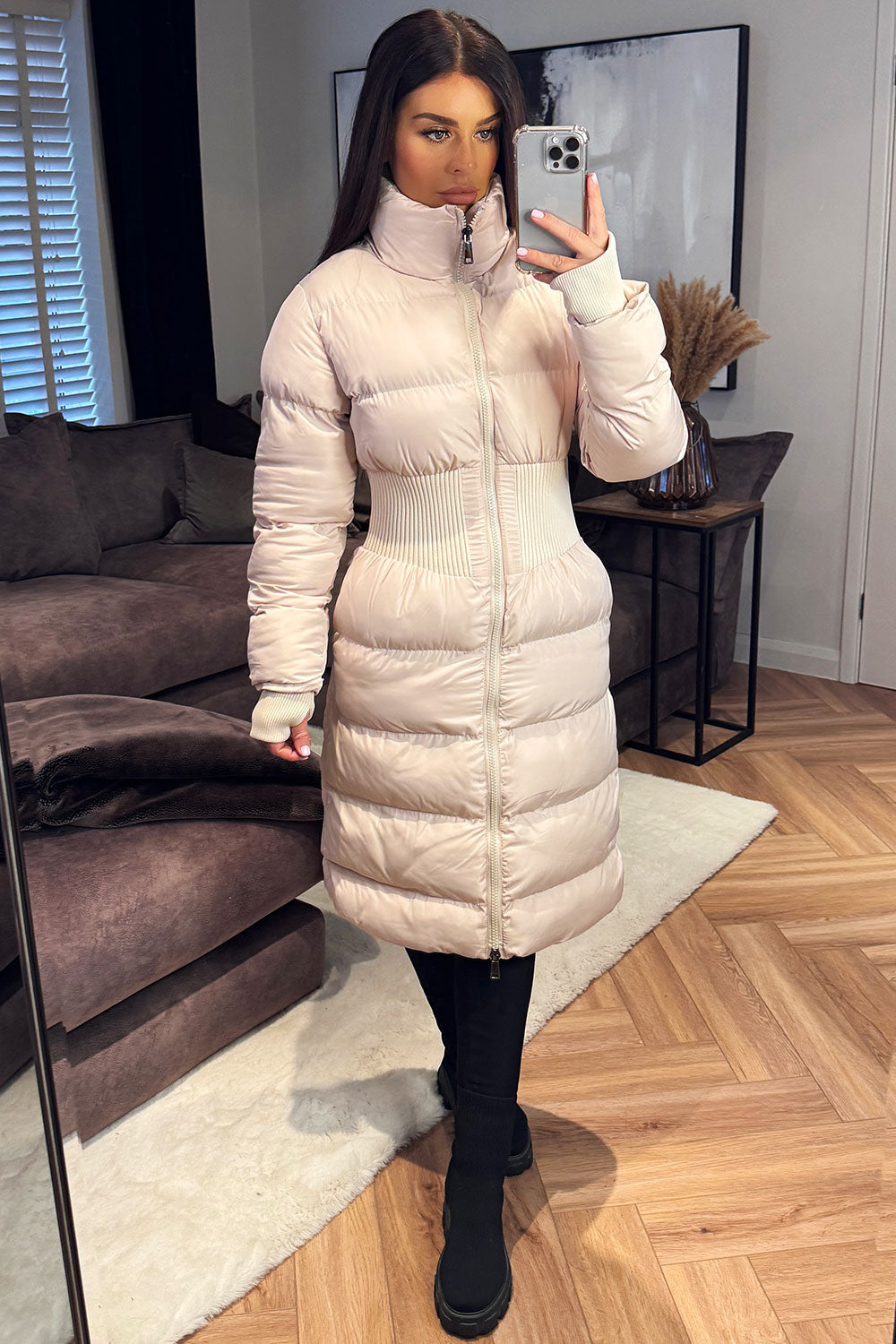 Puffer Padded Winter Coat with Contour Structure | Xtralitty