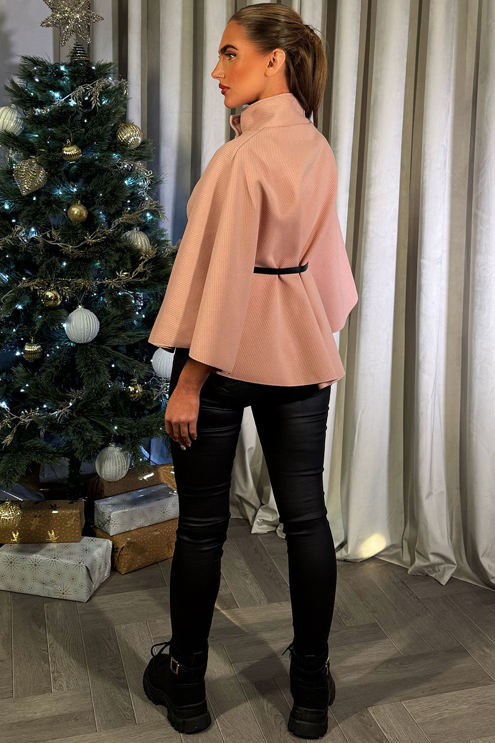 Cape with Belt Pink | Xtralitty