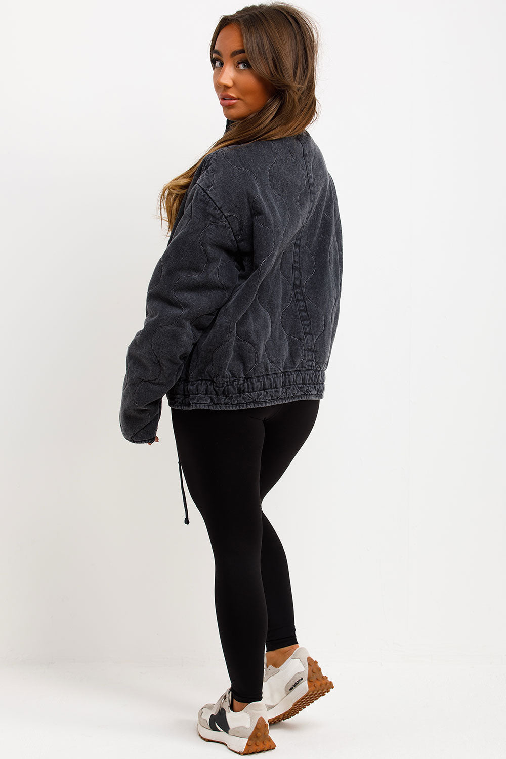 Quilted Jacket with Adjustable Drawstring Hem Ch | Xtralitty