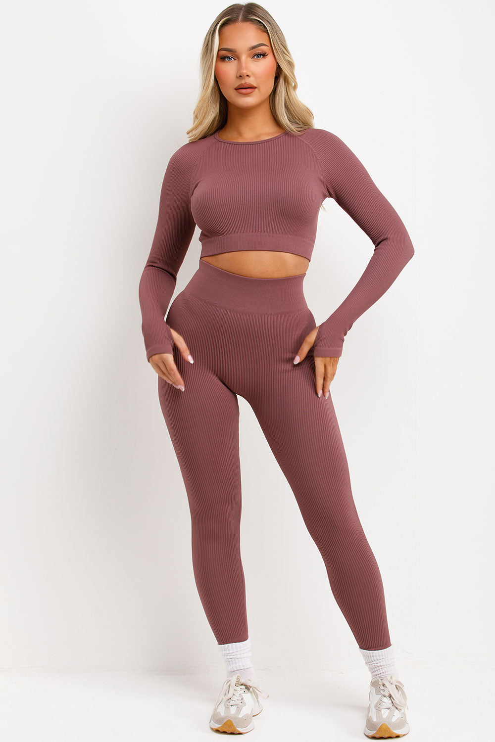 Seamless Long Sleeve Crop Top and Lifting Leggin | Xtralitty
