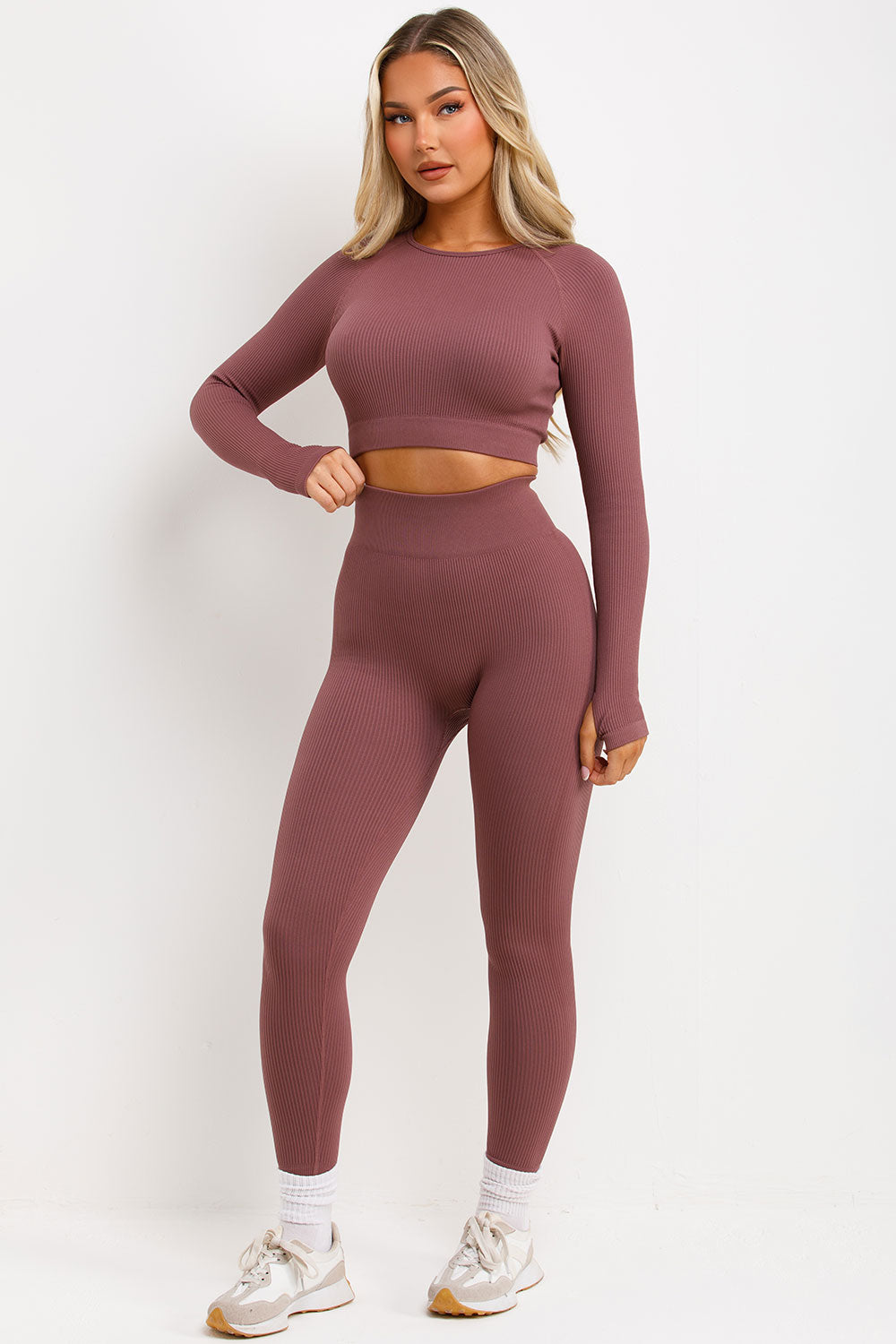 Seamless Long Sleeve Crop Top and Lifting Leggin | Xtralitty