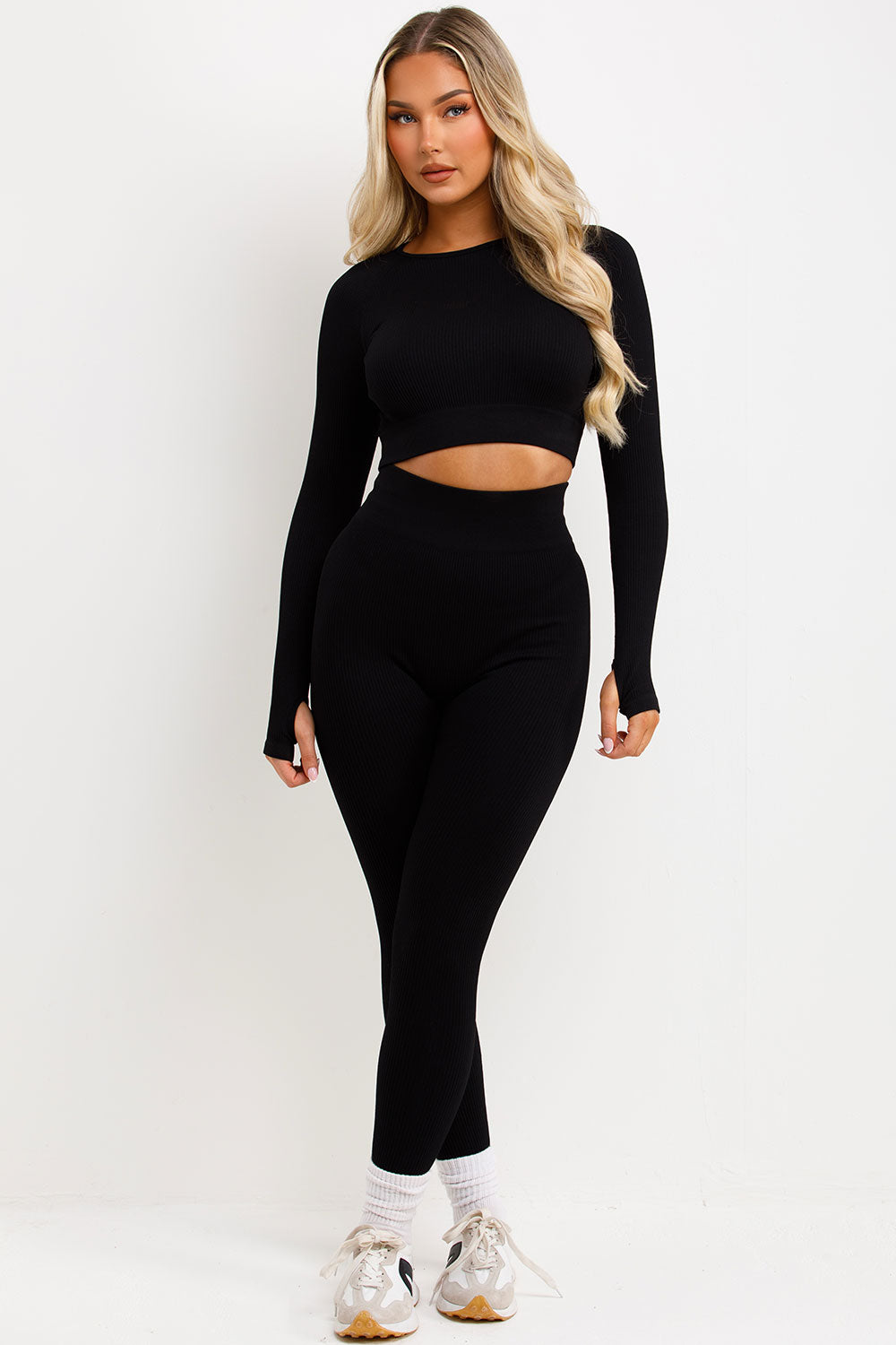Seamless Long Sleeve Crop Top and Lifting Leggin | Xtralitty