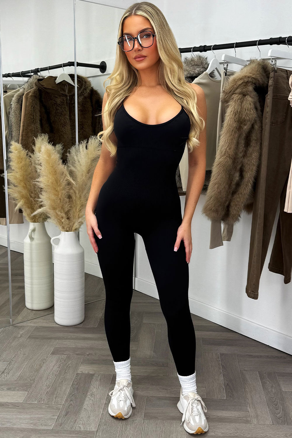 Black Jumpsuit Seamless Unitard | Xtralitty