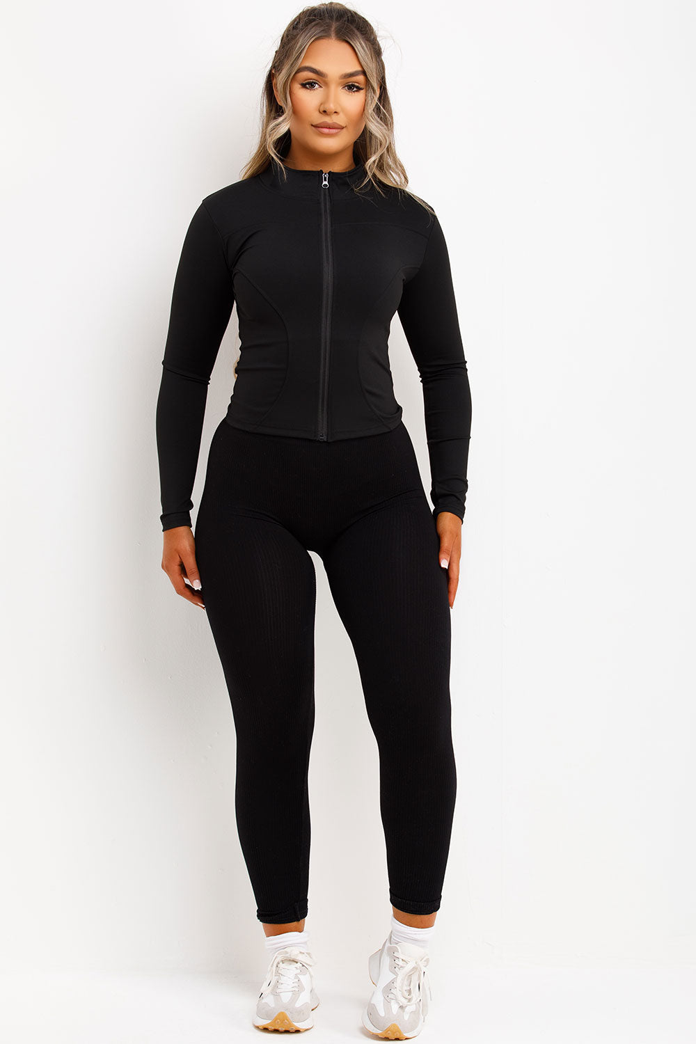 Sculpt Sports Gym Jacket Black | Xtralitty