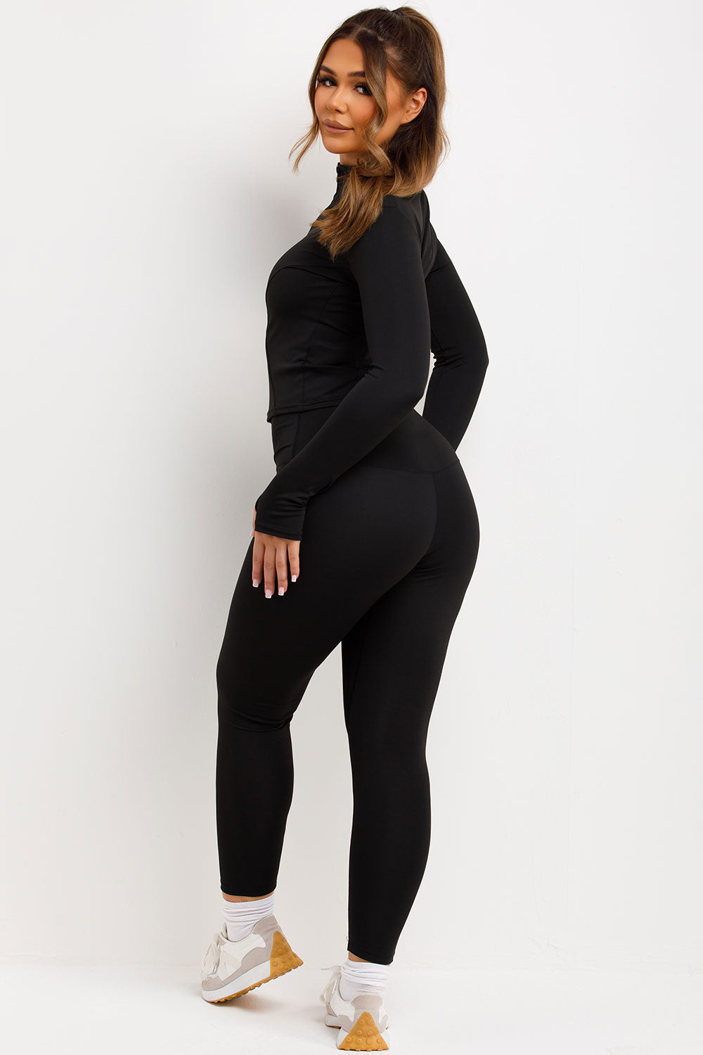 Zip Up Sports Jacket and Seamless Leggings Co Or | Xtralitty