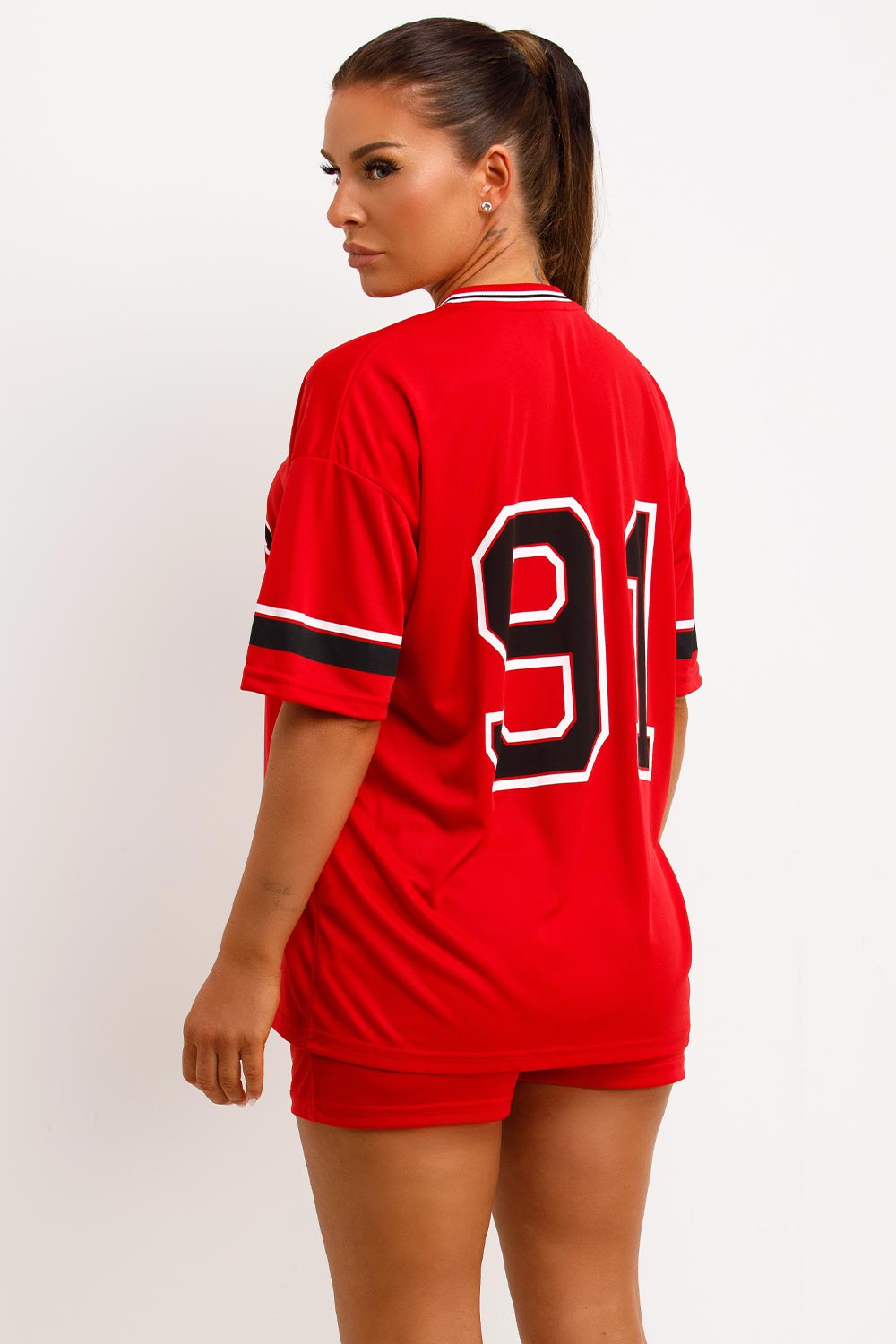 Football Jersey T Shirt and Shorts Co Ord Set wi | Xtralitty